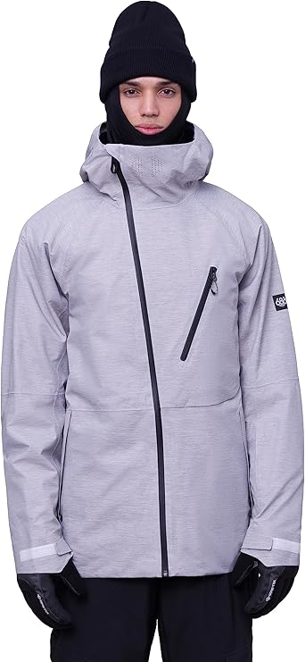 Talla: XL - 686 MNS Hydra Thermagraph Jacket, Chaqueta de esquí para hombre, White Heather Embalaje Deteriorado For Discount