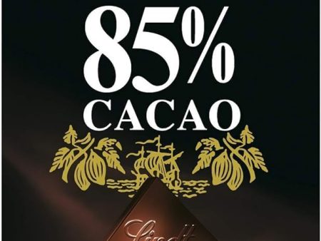 Lindt Excellence - Tableta de chocolate negro 85% cacao, 100 g Embalaje Deteriorado (Cad: 31 12 2025) For Discount