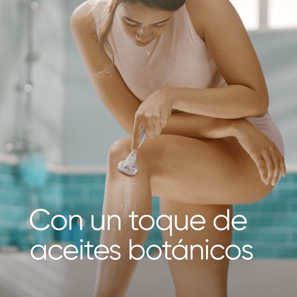 (Faltan 4 recambios, Incluye 1 Mango y 2 recambios) Maquinilla de mujer Gillette Venus Comfortglide Breeze Embalaje Deteriorado Discount