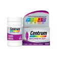 Centrum Women 50+ Multi vitaminas y minerales, suplemento de alimentos, para mujeres de 50 años o más, 30 tabletas Embalaje Deteriorado (Cad: 31 05 2025) For Cheap