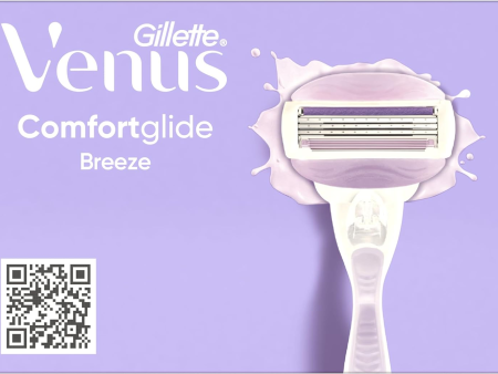 (Faltan 4 recambios, Incluye 1 Mango y 2 recambios) Maquinilla de mujer Gillette Venus Comfortglide Breeze Embalaje Deteriorado Discount