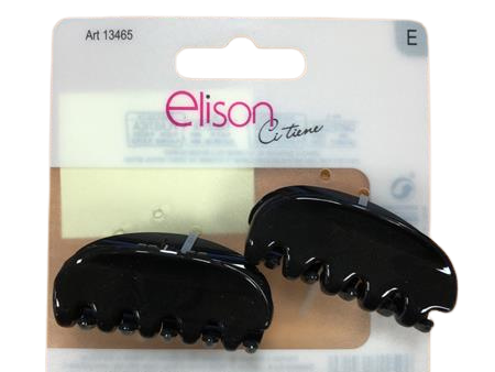 (Modelo Aleatorio, 1 unidad con 2 clips) Elison 13465 2 Clips pequeños negros For Cheap