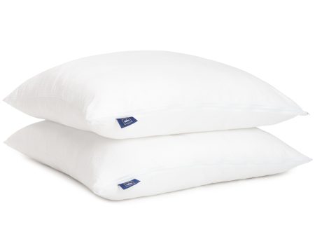 (Falta 1, Incluye 1 almohada) - FABSY - Almohadas Ajustables de Microfibra Supersuave y Refrescante (Blanco, 60 x 60 cm) Embalaje Deteriorado Online Hot Sale